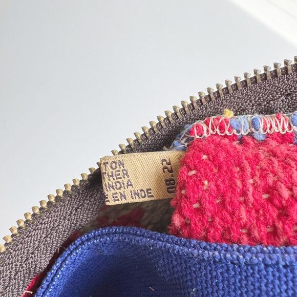 Patricia Nash Hand Loomed Multi Stripe Ballari Wristlet - Picture 7 of 7